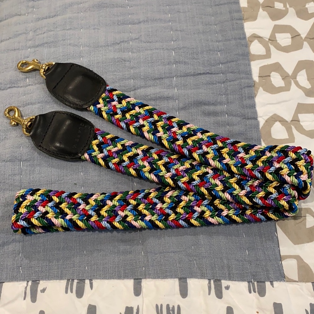 Clare V braided crossbody strap